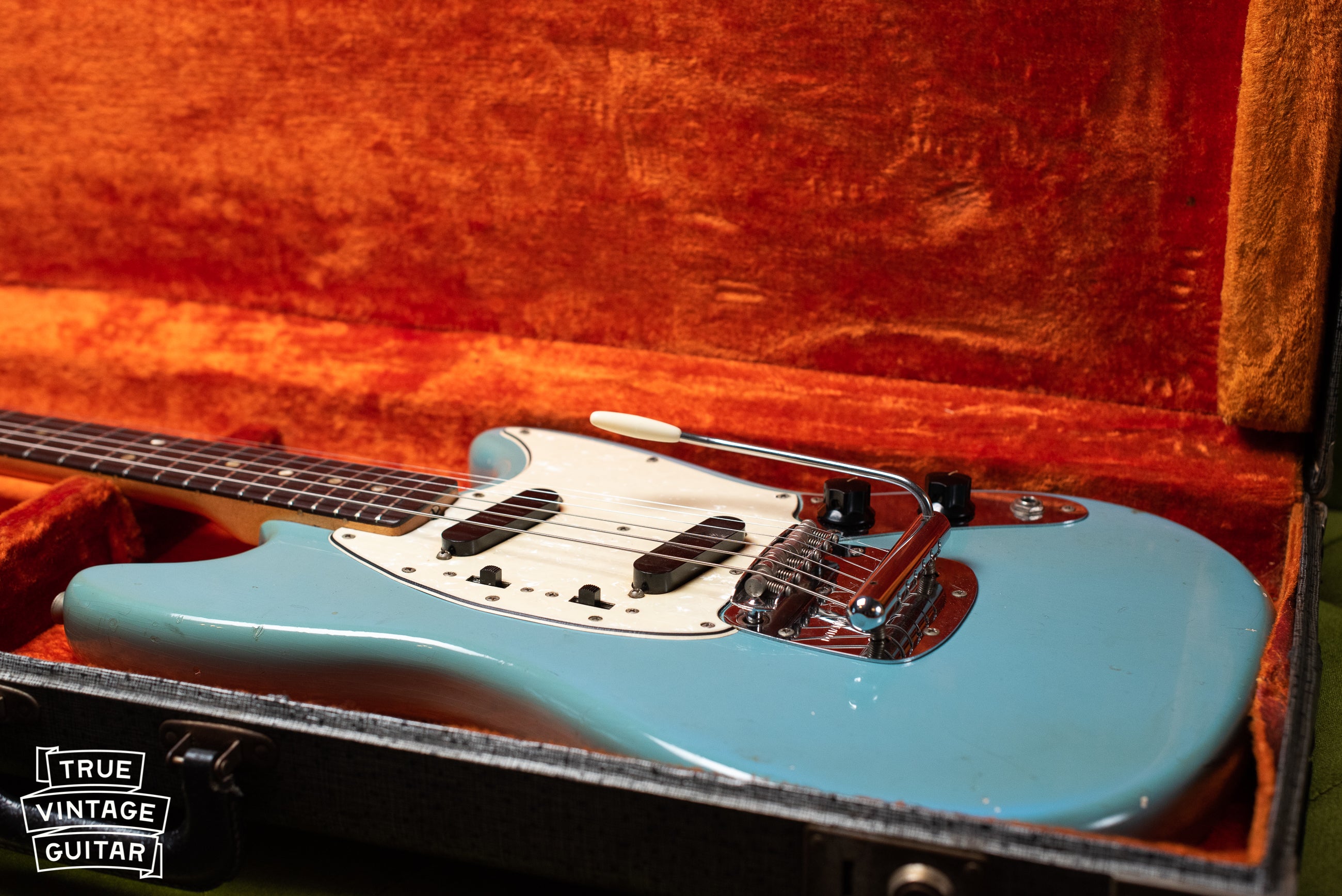 Vintage 1966 Fender Mustang Blue